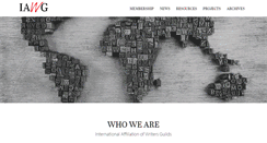 Desktop Screenshot of iawg.org